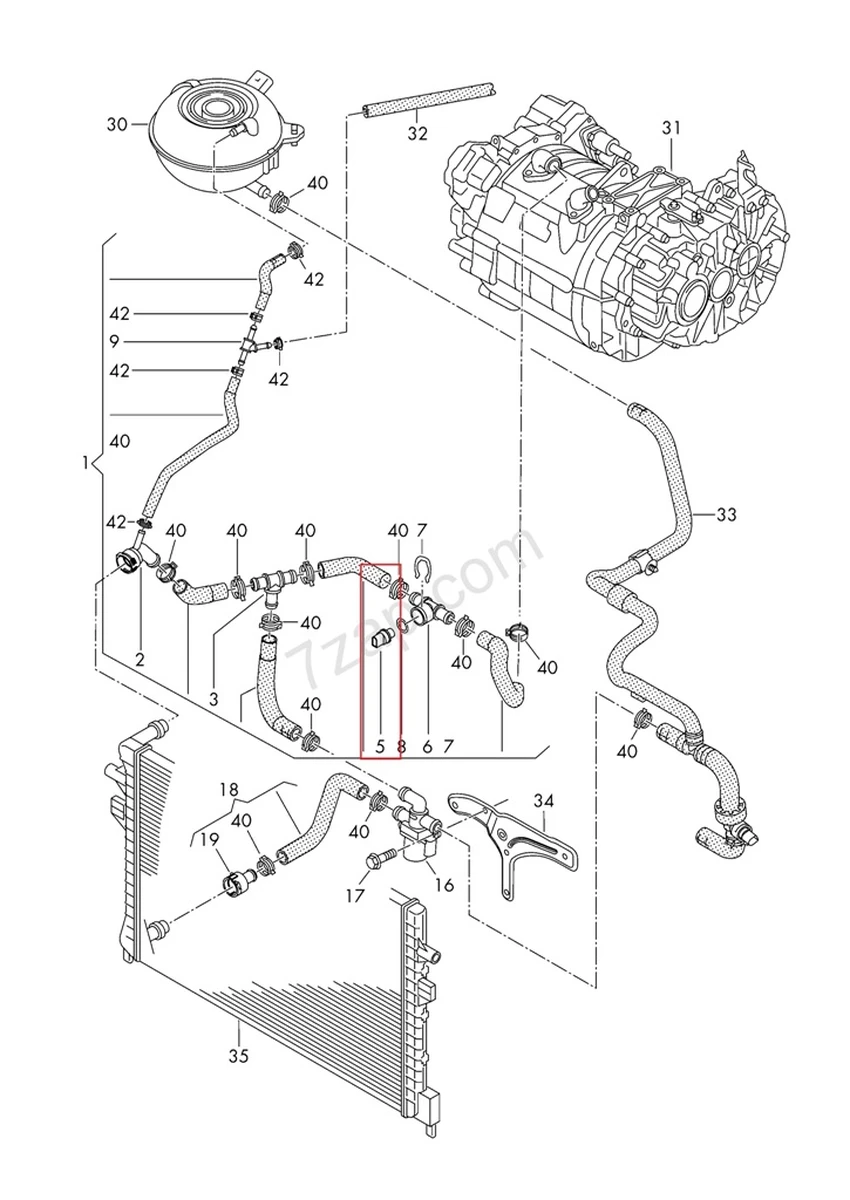 Датчик температури охолоджуючої рідини Volkswagen E-GOLF 06A919501A