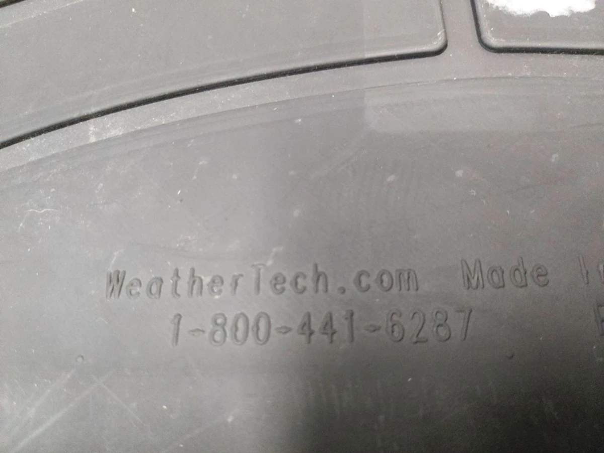 Rubber floor mat 2nd row of seats 445582/REV1 Tesla Model S, Model S REST 6005972-00-G