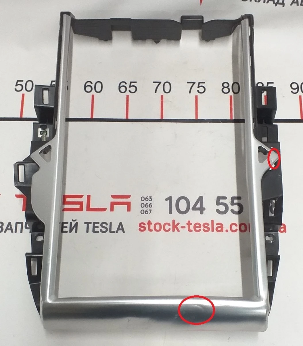 35 Рамка декоративна MCU (основного монітора) Tesla Model S, Model S REST, Model X 1002294-S0-H