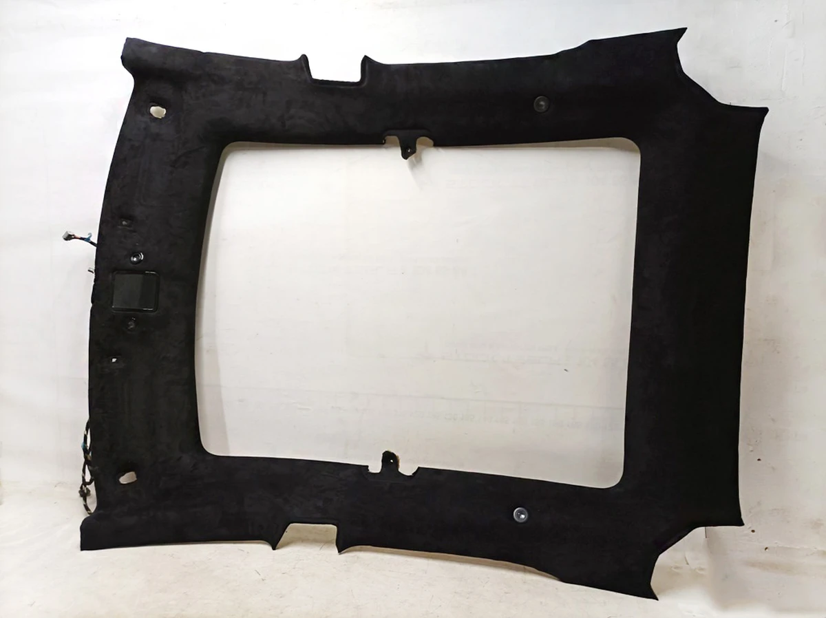 2 Panoramic Roof Ceiling Trim (retrimmed “velour” Black) Tesla model S 1002472-00-H