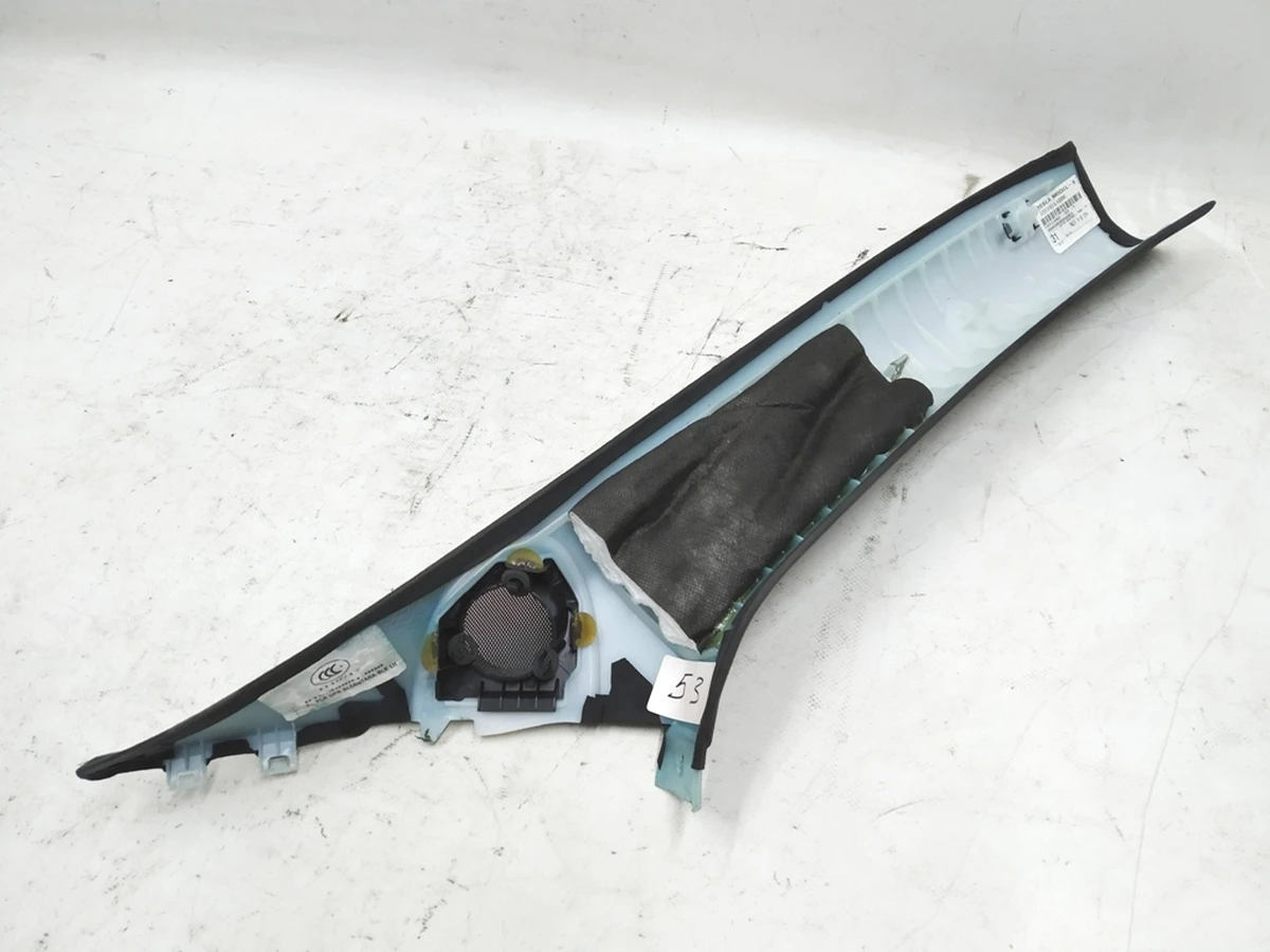 1 Облицовка стойки A левая ALCANTARA BLACK Tesla model S, model S REST 1002488-02-K