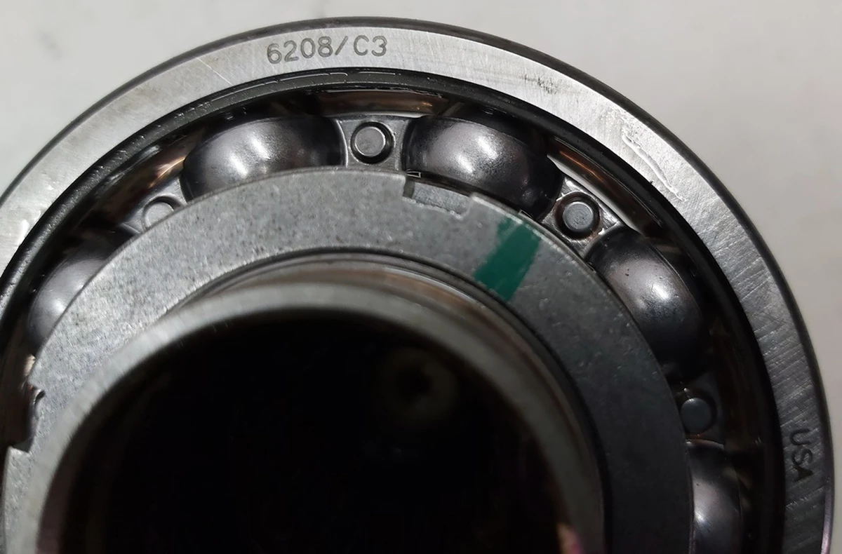 1 Первинний вал заднього мотора SPORT у зборі з підшипником та стопором Tesla model S, model S REST 1002887-01-A