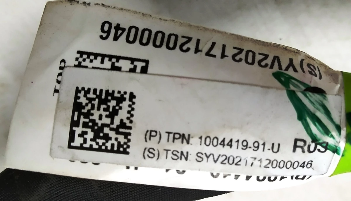 1 Электропроводка двери передней левой Tesla model S, model S REST 1004419-00-U