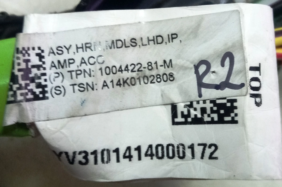 1 Електропроводка інструментальної панелі (торпедо) у розбір AWD/RWD Tesla model S 1004422-92-N