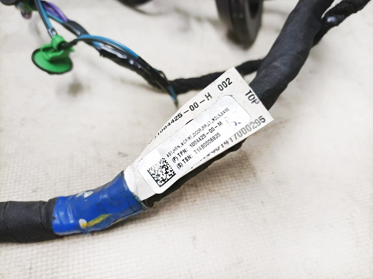 3 Электропроводка двери задней левой с повреждением Tesla model S 1004425-00-M
