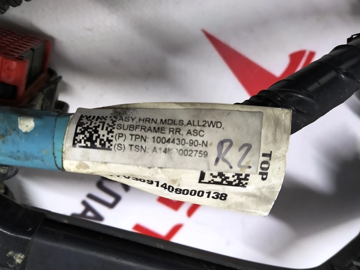 2 Проводка заднего подрамника AWD (воздушная подвеска) Tesla model S