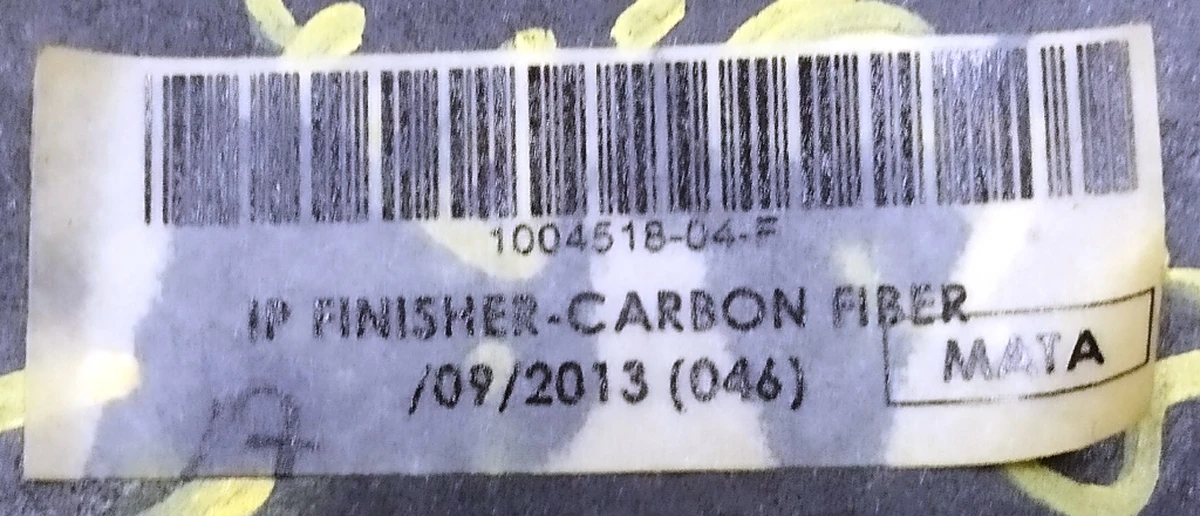 IP FINISHER SET LHD CARBON FIBER MATA {MS_MSR} 1004518-04-G