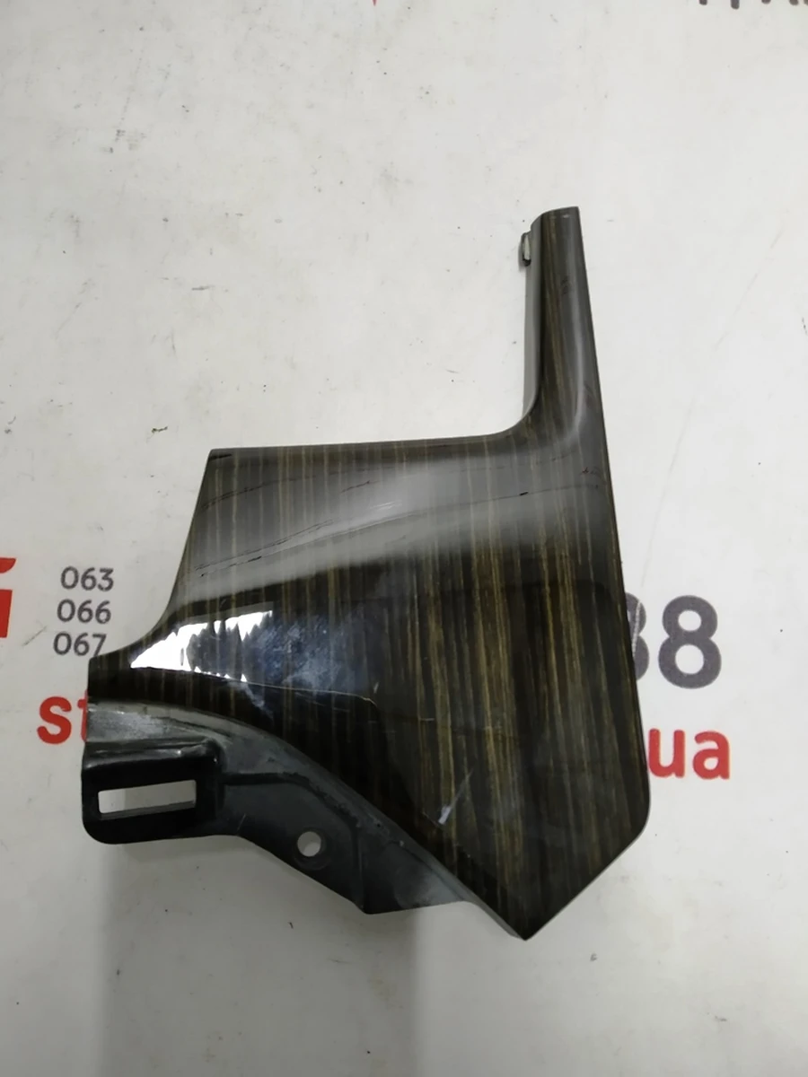 23 Decorative overlay of the central panel driver's right OBECHE GLOSS VERTICAL Tesla model S 1004518-06-F