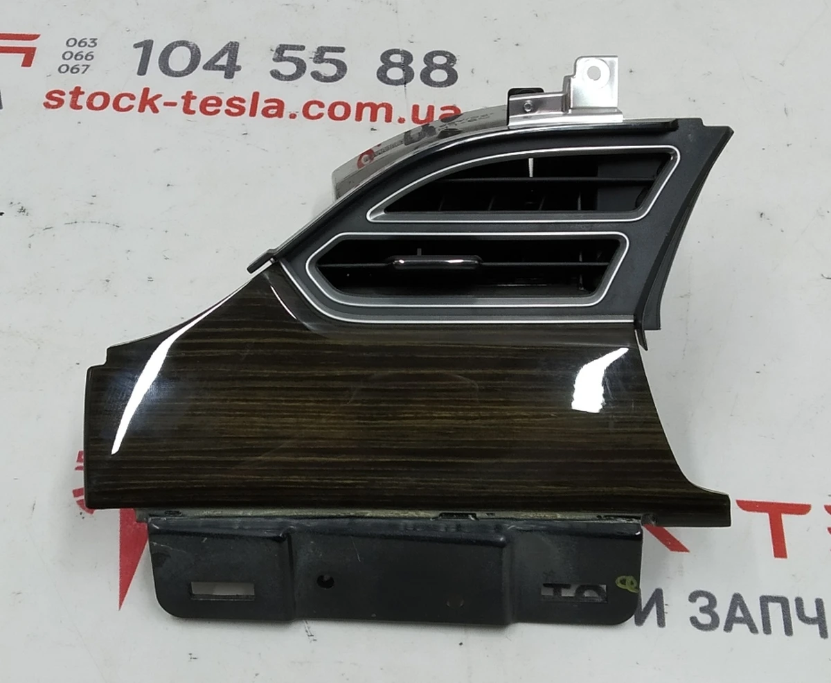 23 Декоративні накладки центр. панелі водійська ліва OBECHE GLOSS HZ MATA у зборі Tesla model S, model S REST 1004518-08-G