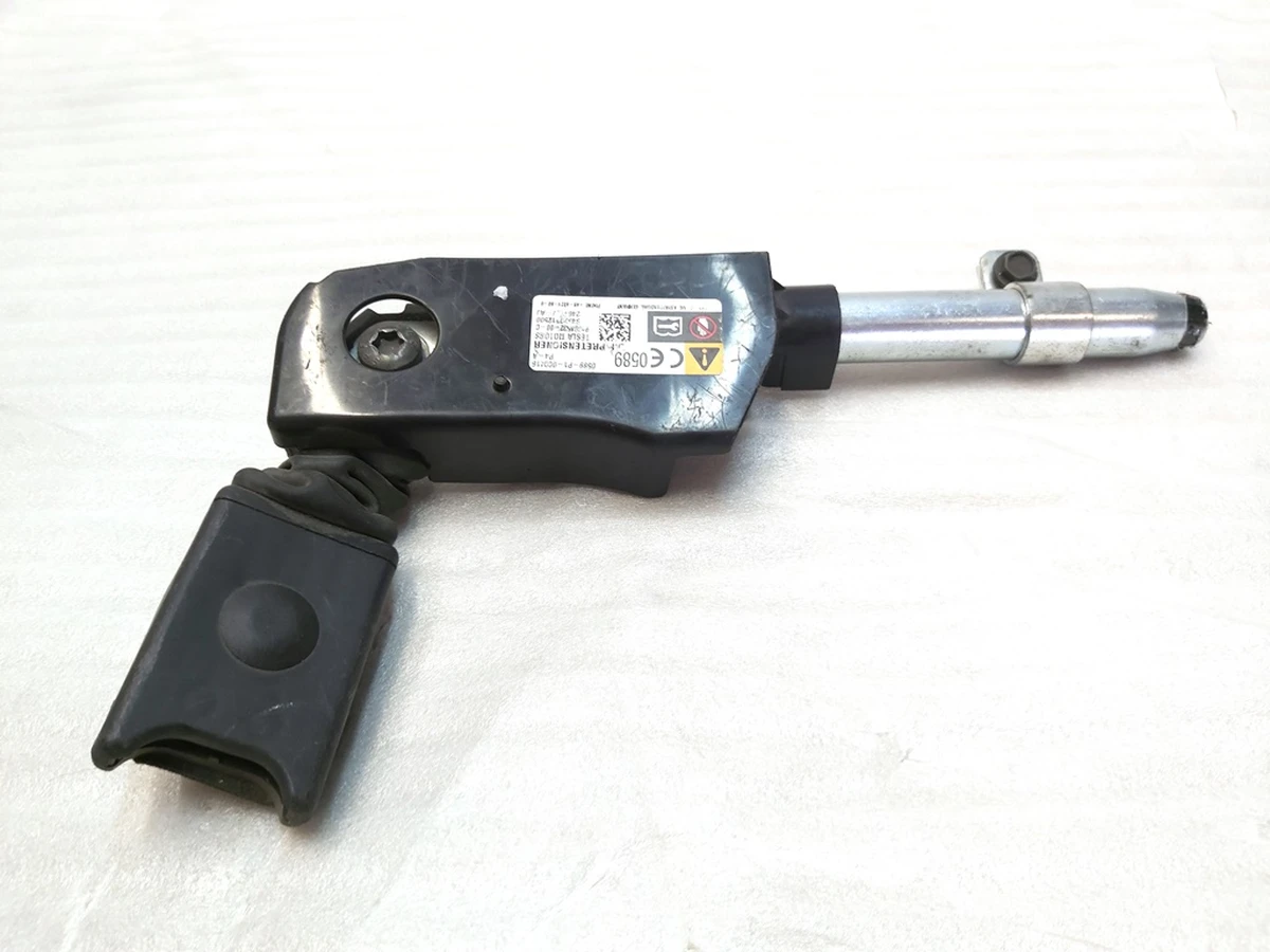 1 OUTBOARD LAP PRETEN, LH BLK for restoration Tesla model S 1004532-00-B