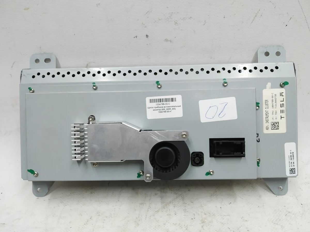 1 Щиток приладів допоміжний монітор із пошкодженням Tesla model X S REST 1004788-00-H