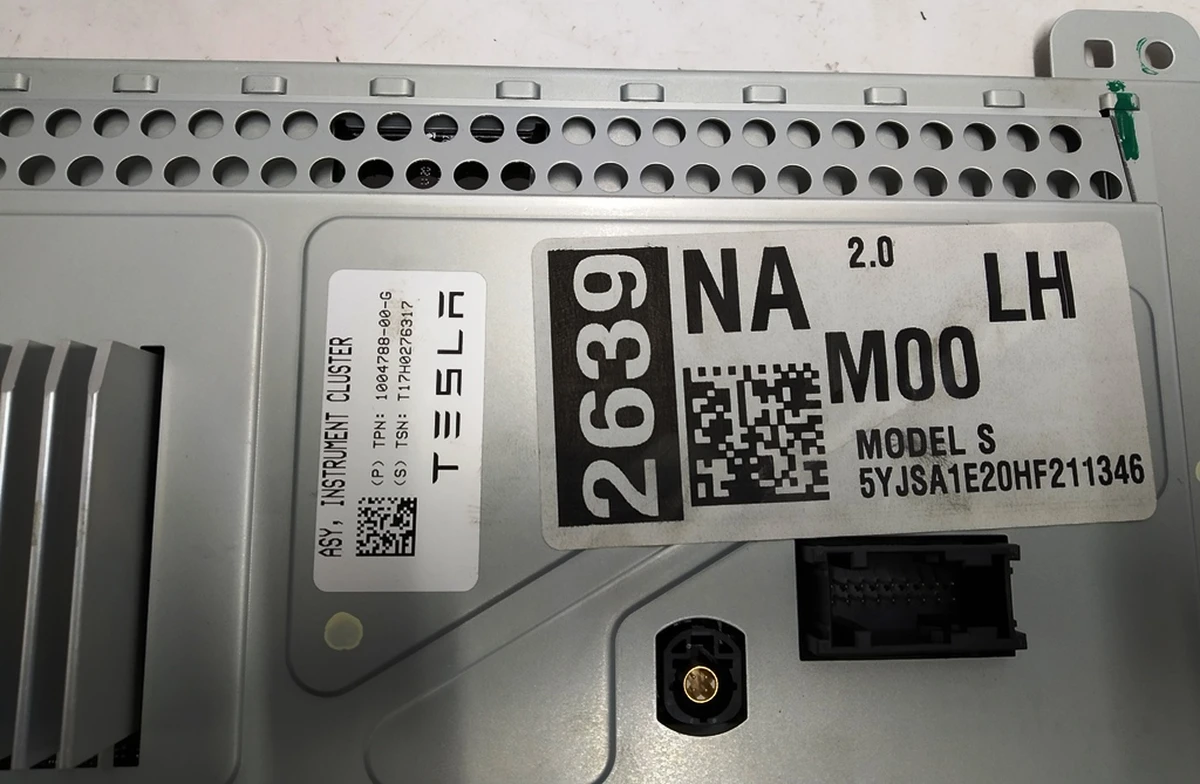 Щиток приборов вспомогательный монитор TEGRA Tesla model S, model S REST, model X 1004788-00-H