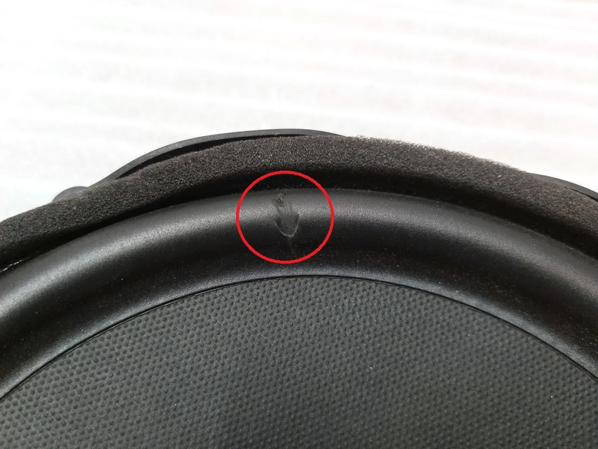 1 AUDIO, SPEAKER, ASSEMBLY, 200MM working, dent on diffuser, damage to shock absorber Tesla model S, model S REST, model X 1004833-11-A