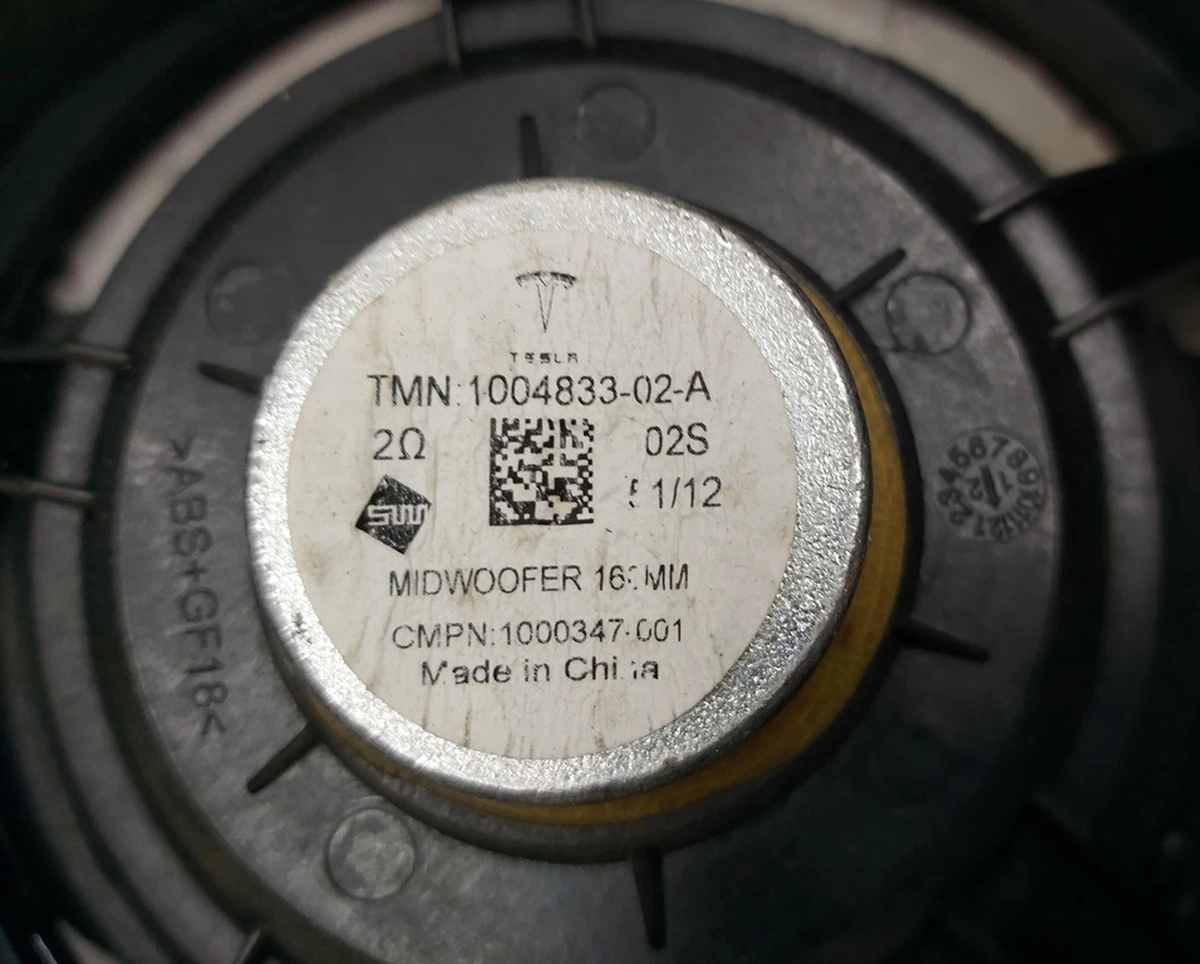 2 Динамік аудіосистеми 160мм некондиція Tesla Model S, Model S REST, Model X 1004833-02-A