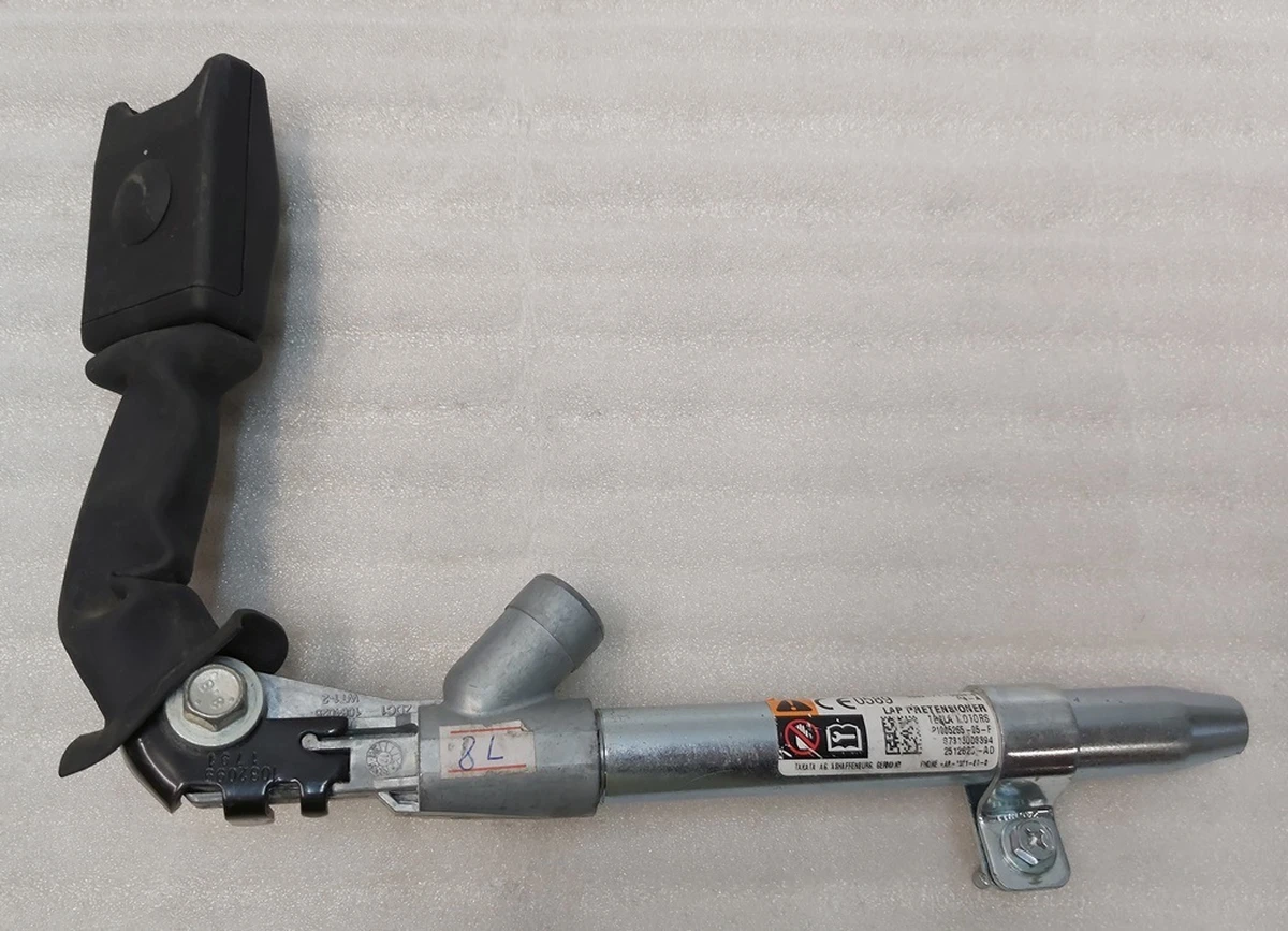 1 1ST ROW LAP PRETEN, BLK, RIGHT SEAT MODEL S, LEFT SEAT MODEL X for restoration Tesla model S, model S REST, model X 1005265-05-F