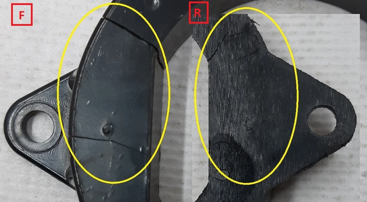 1 Антена бездротового ключа котушка з пошкодженням корпусу Tesla model S, model S REST 1005627-00-B