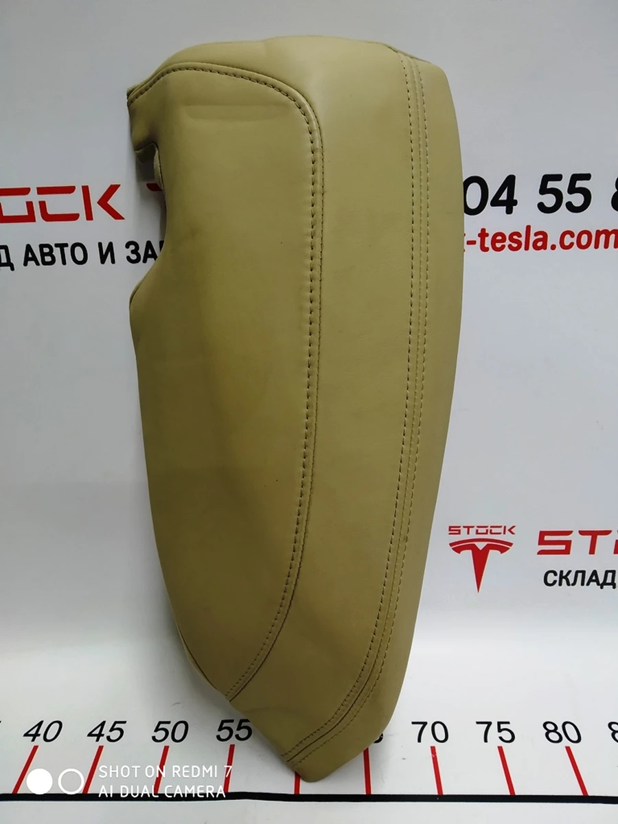 5 Seat cushion 2nd row right (LTHR TAN) Tesla model S, model S REST 1005971-01-A