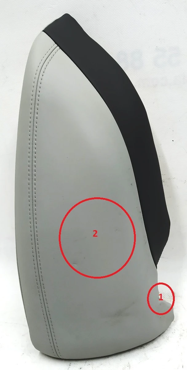 5 Подушка сидіння 2-го ряду права (GRAY) із пошкодженнями Tesla model S, model S REST 1005971-01-A