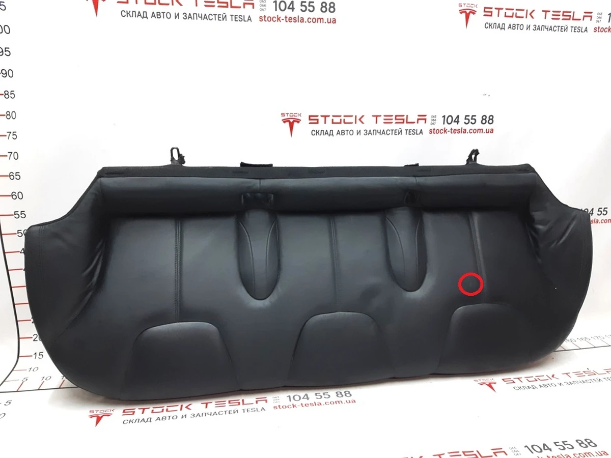 3 Диван другого ряду сидінь (без підігріву) BASE BLK із пошкодженням Tesla model S, model S REST 1030569-01-B