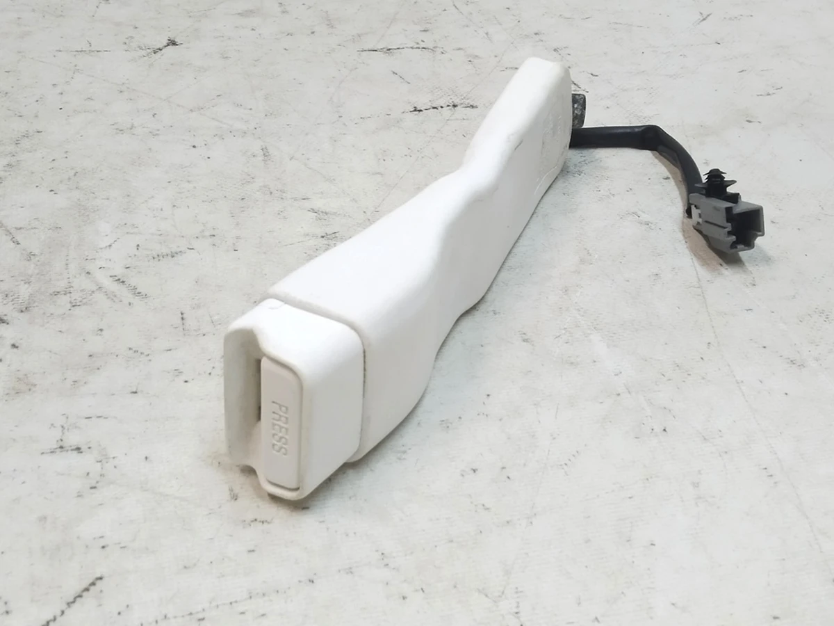 7 Замок ремня безопасности водительского сиденья WHITE (окисление) Tesla Model S, Model S REST, Model X 1005990-07-G