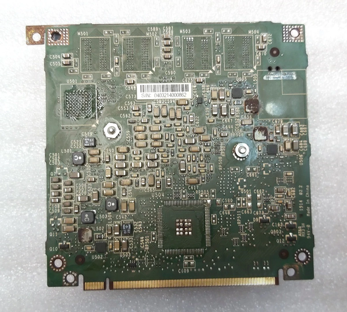 Плата центрального процесора TEGRA (без сертифікатів та пам'яті) MCU некондиція Tesla model S, S REST 1006158-00-B