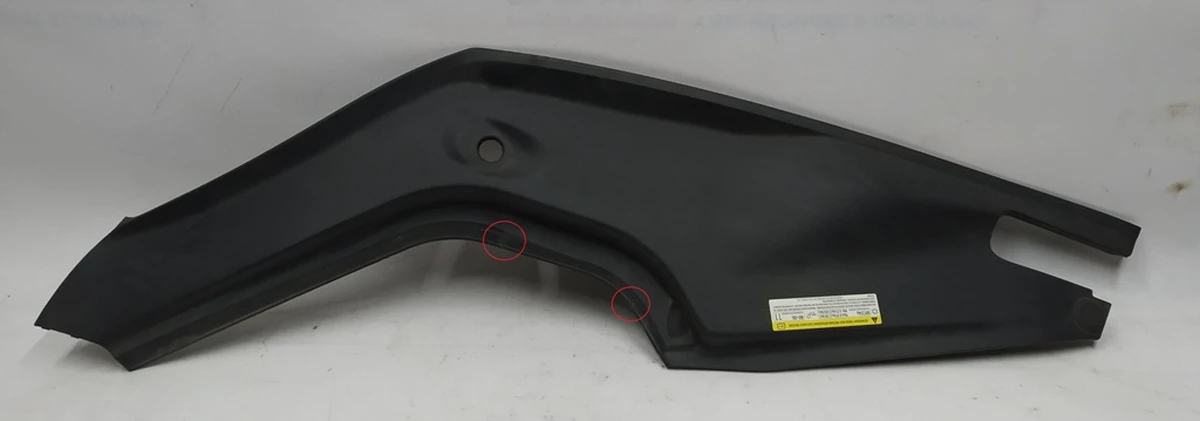 3 Підкапотний пластик боксу правий RWD (з пошкодженням) Tesla model S 1019075-00-E