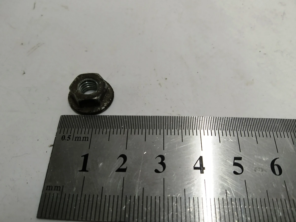 11 Гайка HEX M6 1.0 STL ZINCFLAKE SL Tesla Model S, Model S REST, Model X 1006799-00-B