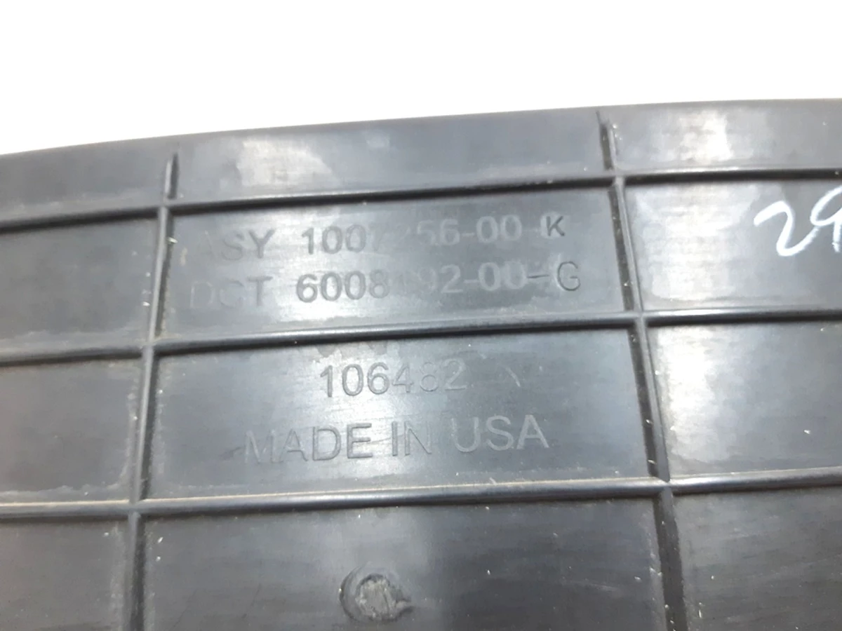 6 Damaged RWD Central Radiator Duct Tesla model S 1007256-00-K