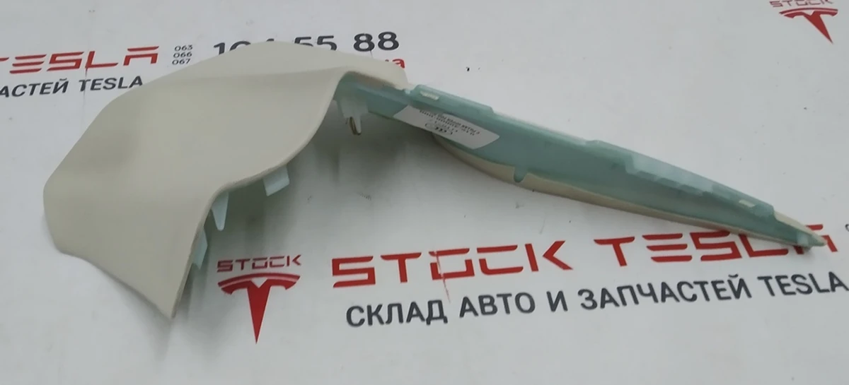 15 Облицювання стійки З права TEXTILE (FOG) Tesla model S, model S REST