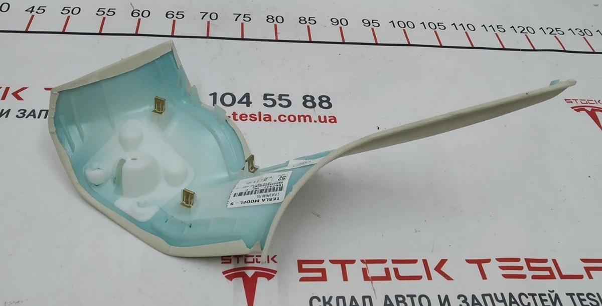 15 Облицювання стійки З права TEXTILE (FOG) Tesla model S, model S REST