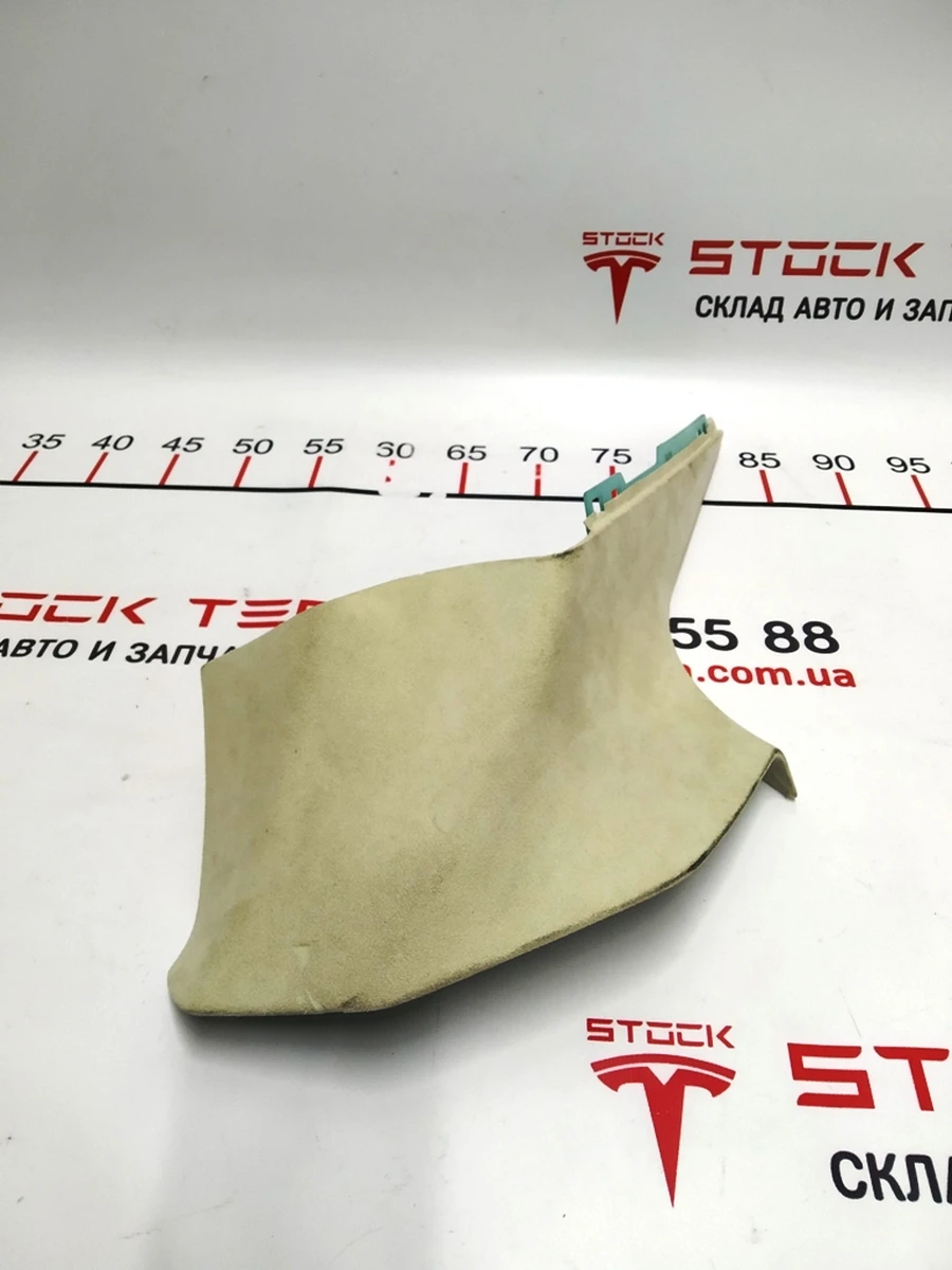 14 Облицювання стійки З ліва ALC WHT Tesla model S, model S REST 1007457-00-C