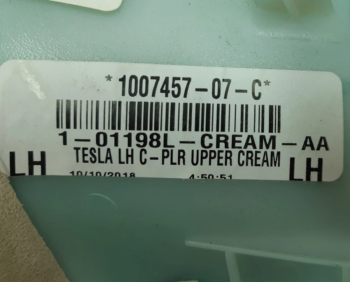 14 Pillar cover C left NALC CRM Tesla model S REST 1007457-07-C