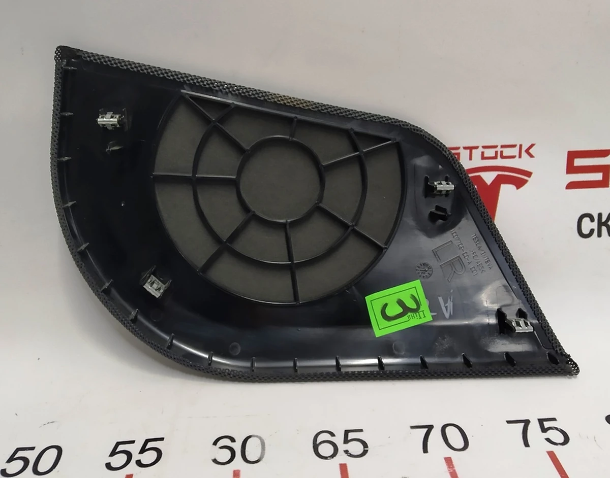 34 Decorative overlay speaker rear left door Tesla model S, model S REST 1007709-00-C