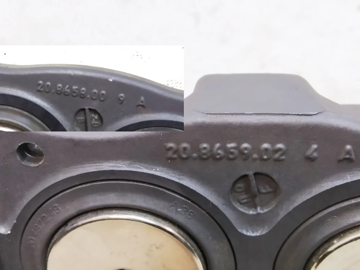 1 Front brake caliper without pads - Left Tesla Model S, Model S REST, Model X 1007794-00-C, 1042639-00