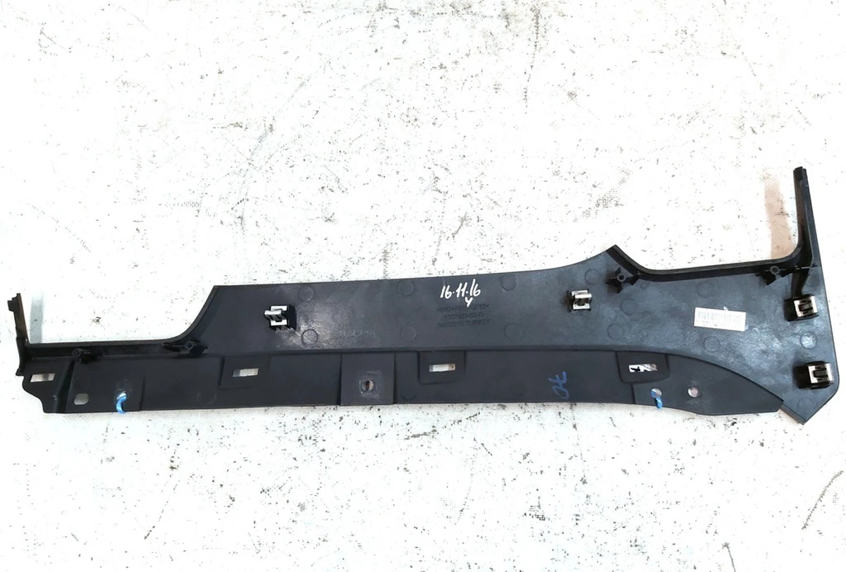 18 Декоративна накладка центральної панелі пасажирська FIGURED ASH MATA з пошкодженням Tesla model S REST, model X 1004518-99-I