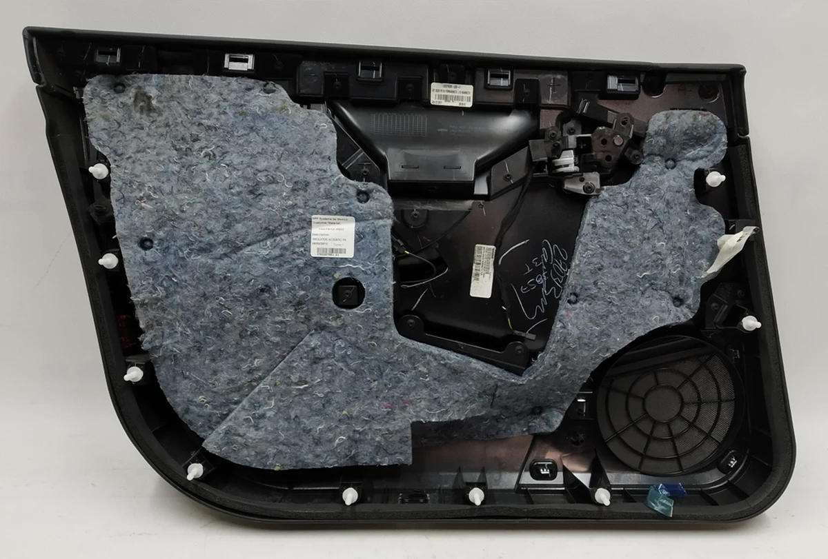 3 Front right door card assembly PURR/LTHR/PVCA BLACK Tesla model S 1007936-22-M