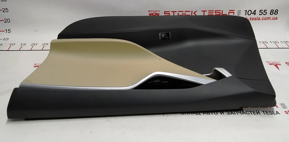 3 Front Right Door Map Assembly PUR BLACK PUR MOJAVE Tesla model S, model S REST 1007936-22-M