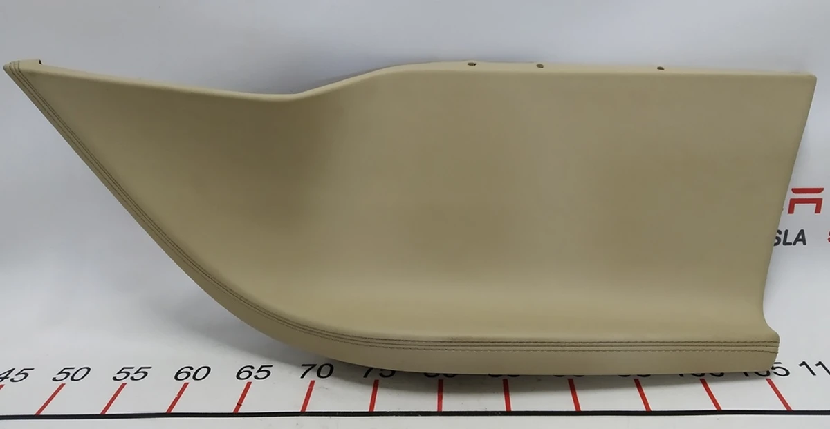 36 Front right door card pocket PVC TAN 40B (fine-grain leather, without additional lighting) Tesla model S, model S REST 1007938-08-J