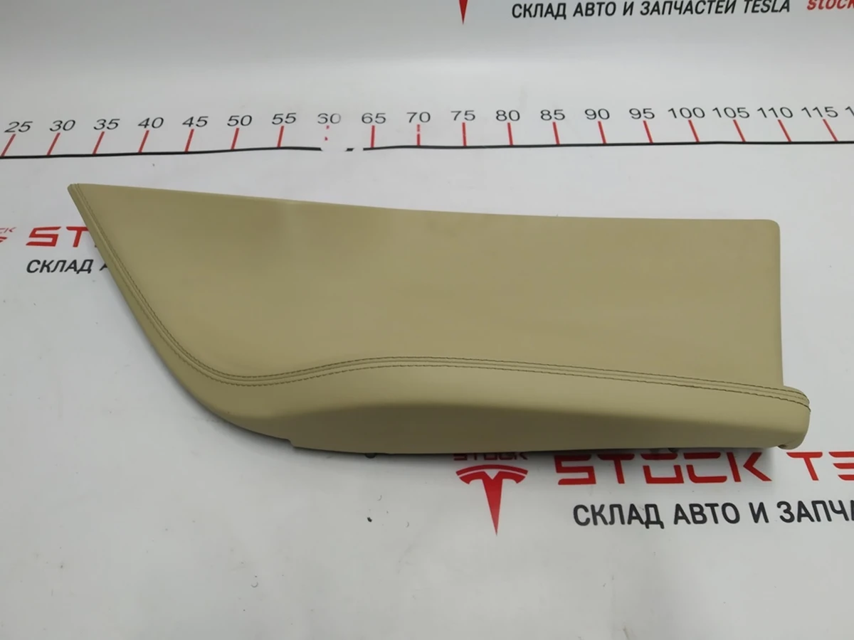 36 Front right door card pocket NGTPVC (coarse grain leather, without additional illumination) Tesla model S, model S REST 1007938-08-J