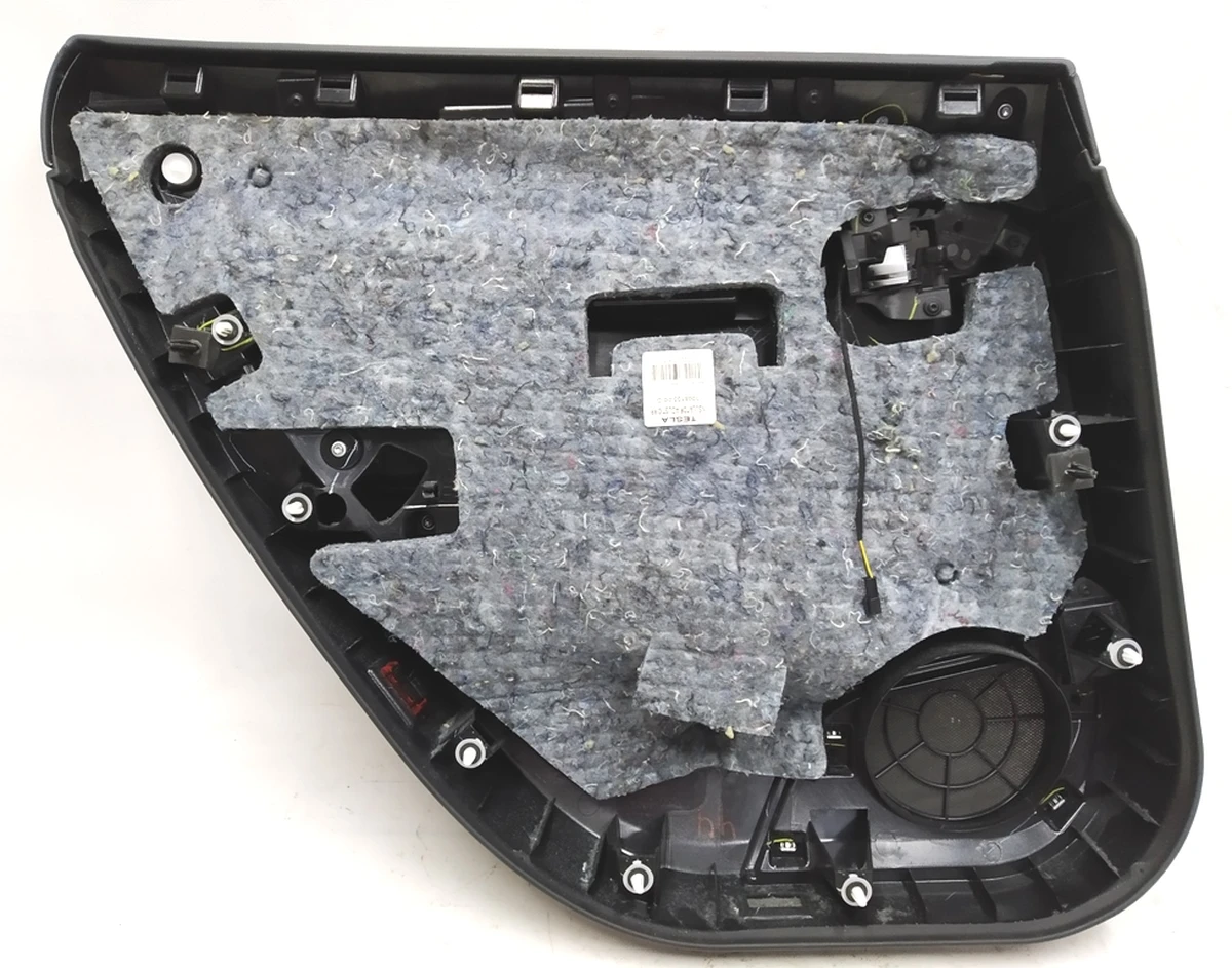 4 Rear right door card assembly PUR / PVC BLACK / GREY Tesla model S, model S REST 1008105-13-L