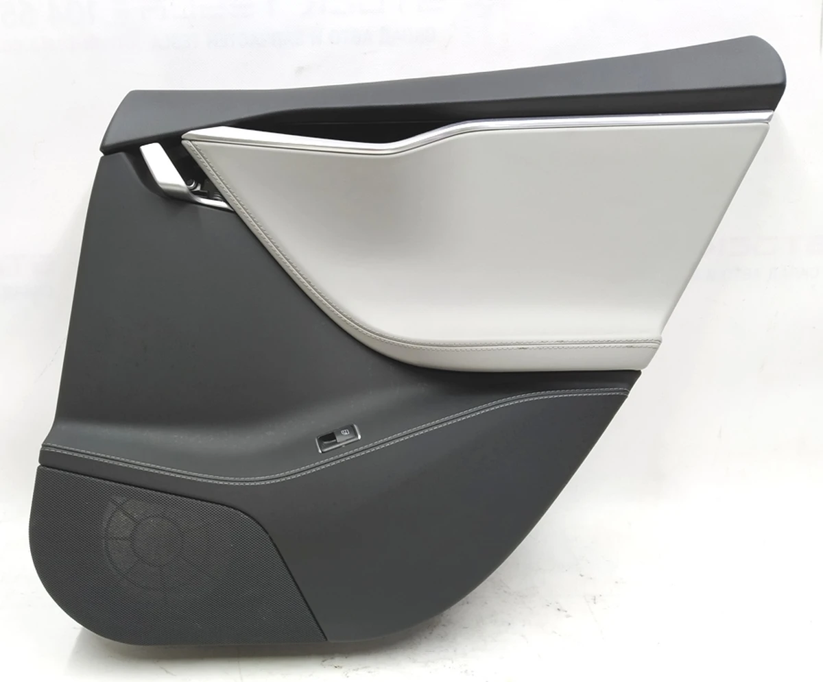 4 Rear right door card assembly PUR / PVC BLACK / GREY Tesla model S, model S REST 1008105-13-L