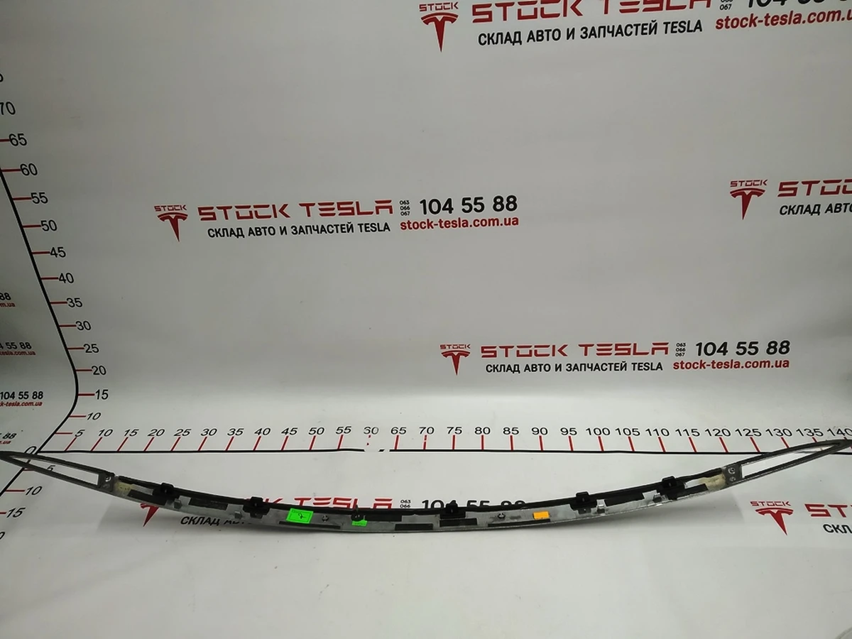 10 Накладка TESLA кришки багажника хром (з буквами) Tesla model S 1008856-00-C