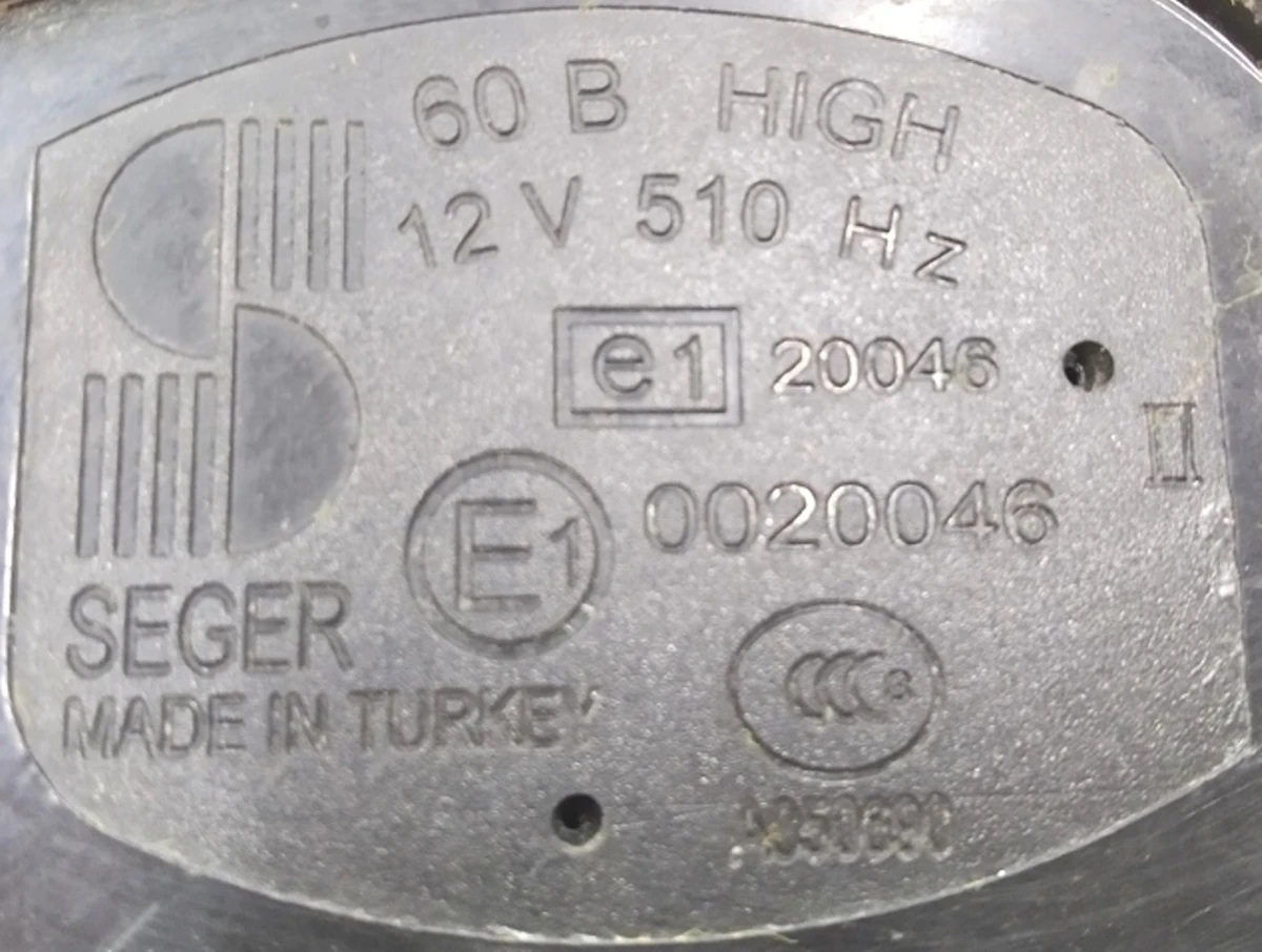 1 HORN,HI TONE Tesla model S, model S REST 1008953-00-H