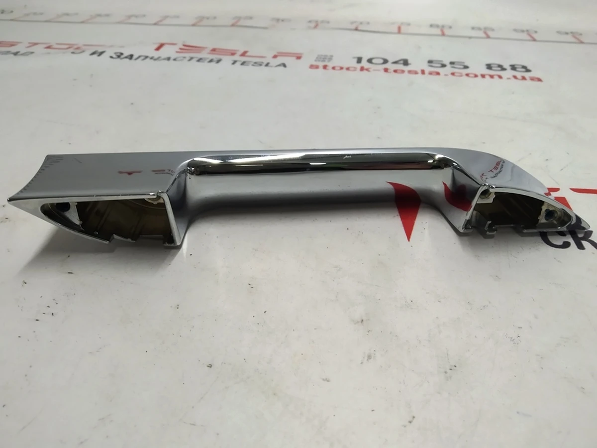 10 Хромована ручка (метал) зовнішня передня/задня ліва Tesla model S, model S REST 1008986-00-B