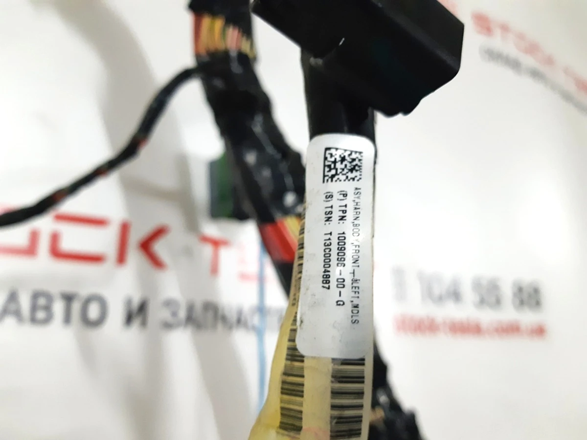 2 Electrical wiring front left engine compartment Tesla model S 1009096-00-G