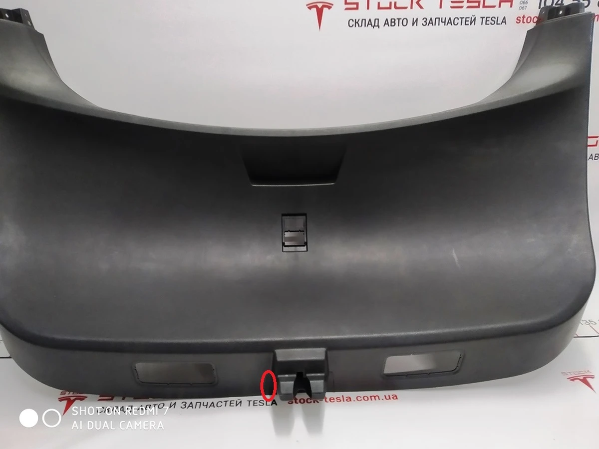 1 Мапа кришки багажника з пошкодженням Tesla Model S, Model S REST 1009231-S0-A