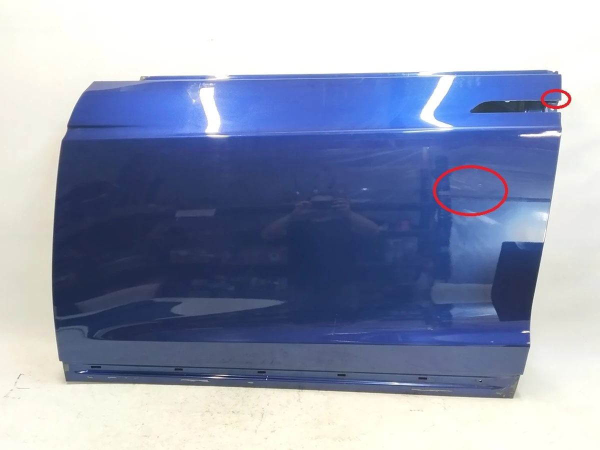 4 DOOR COMP, FR LH (metal) PPSB with scratches Tesla model X 1069535-E0-C