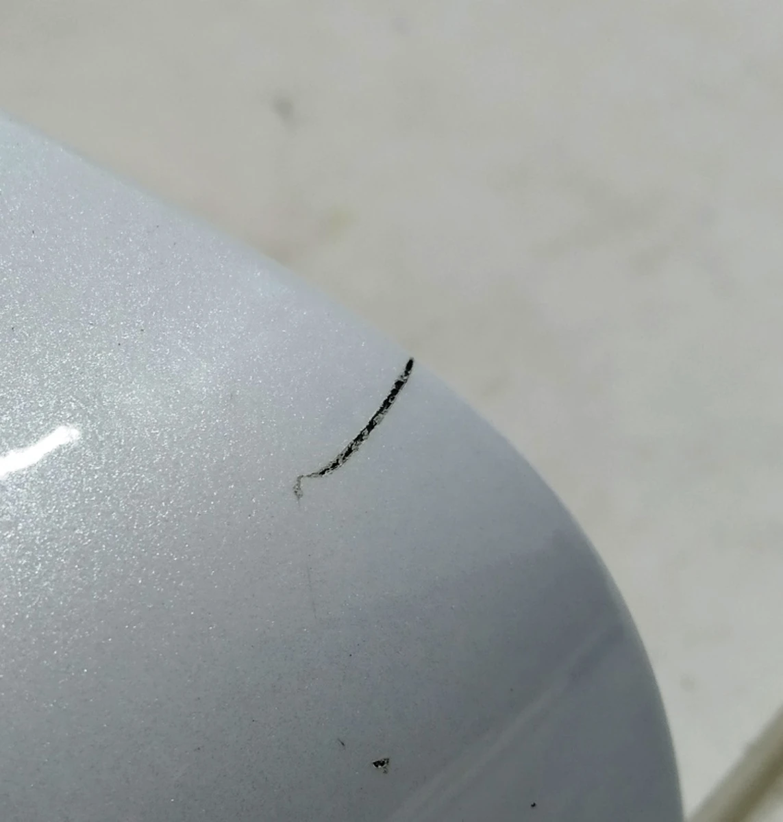 6 EXTERIOR MIRROR SKULL CAP LH PPSW (Damaged) Tesla model S, model S REST 1010102-00-A