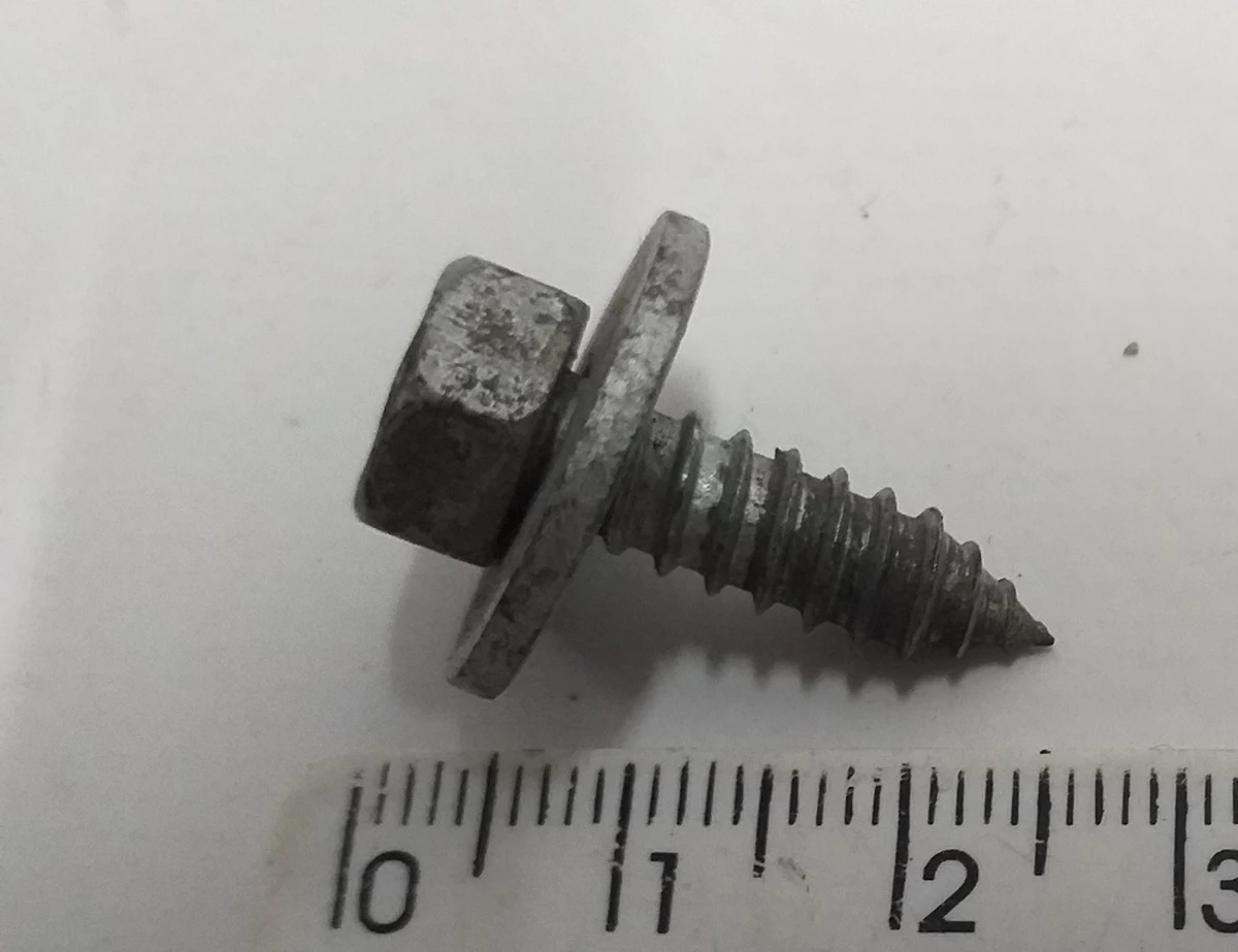 13 Шуруп SCR HEX HEAD M6X20 ZnAl Tesla Model S, Model S REST, Model S Feb 2021, Model X, Model X Mar 2021 1010261-00-A