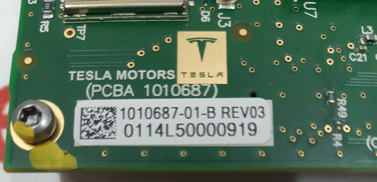 4 Модем US (3G) REV03 Tesla model S, model S REST, model X 1054968-01-B